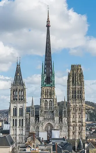 Les tours de la cathédrale de Rouen